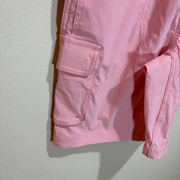 Duluth Trading Co Heirloom Gardening Bib Short Overalls Pink - Picture 5 of 14